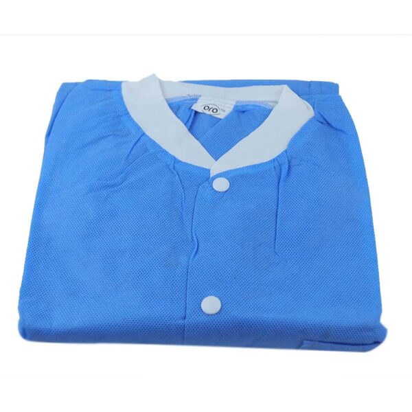 Oro SMS Lab Coat -Blue-Medium - Image 6