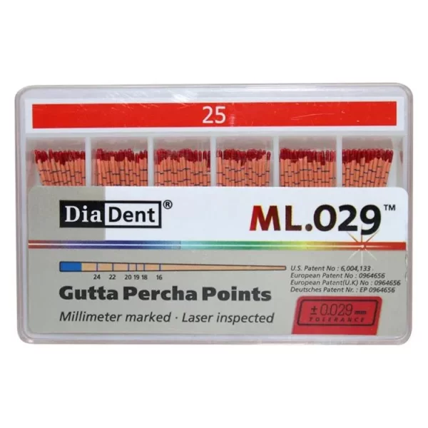 Diadent Gutta Percha Points 2% # 10 - Image 6