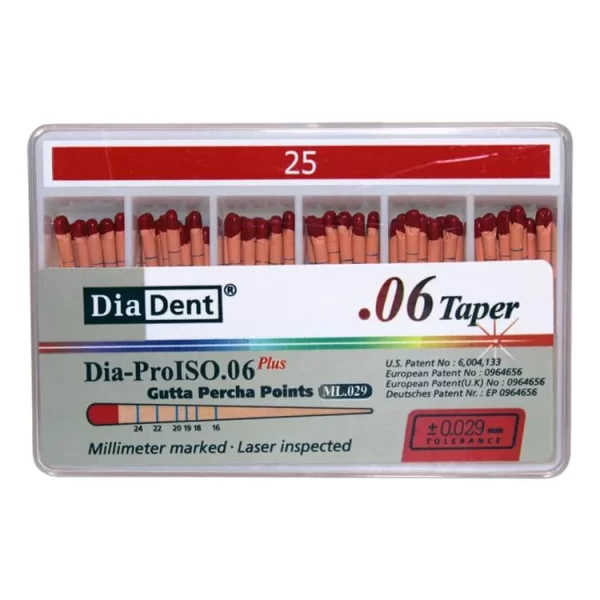 Diadent Gutta Percha Points 6% #25 - Image 6