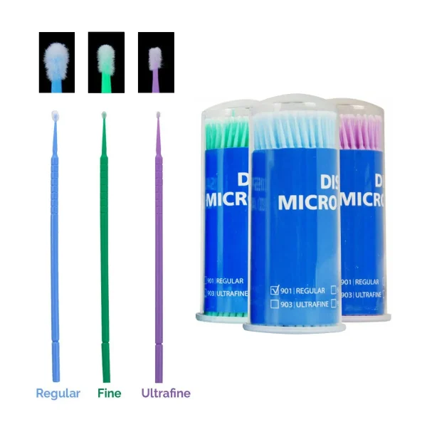 Oro Micro Applicator Tip Regular Blue- Set Of 4 Pcs