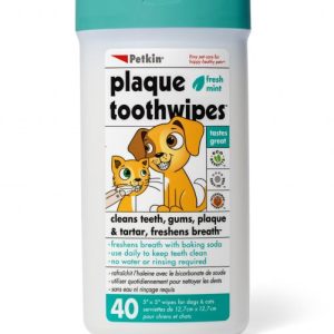 Petkin Plaque Tooth Wipes