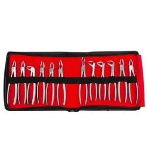 GDC Extraction Forceps Set Of 12 In Pouch (EFSP12)