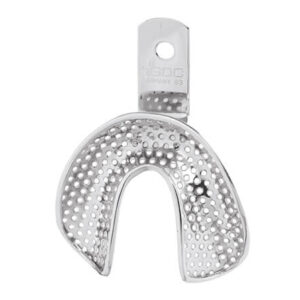 Impression Tray Edentulous Perforated Lower Large