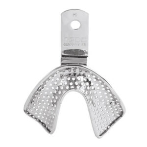 Impression Tray Edentulous Perforated Lower Medium