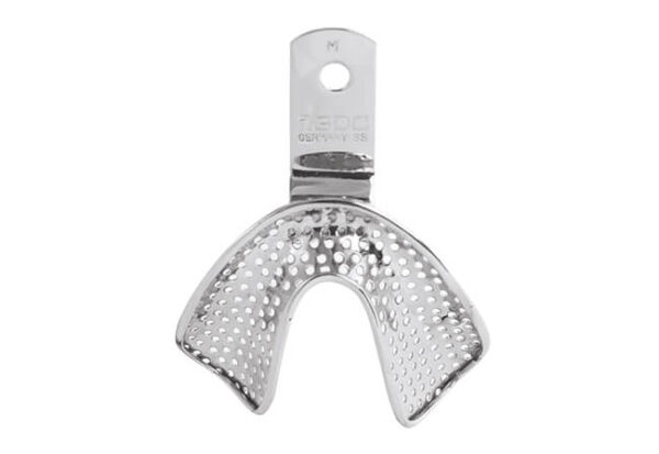 Impression Tray Edentulous Perforated Lower Medium