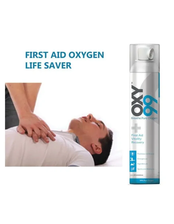 OXY99 Portable Oxygen Can (18 Liter, 450 Inhalations) [Pack of 3] - Image 4