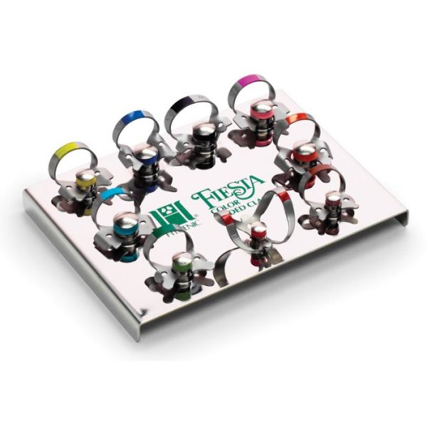 Coltene Fiesta Color Coded Dental Dam Clamps Kit (Winged) - Image 3