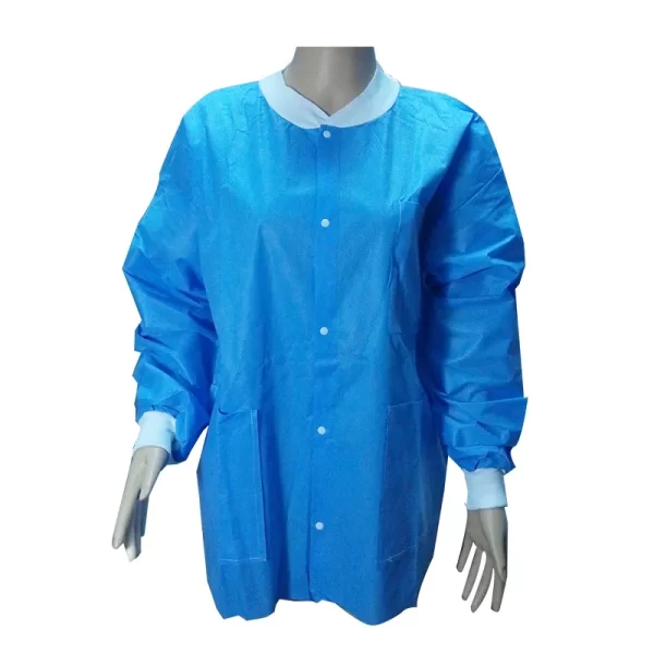 Oro SMS Lab Coat -Blue-Medium - Image 4