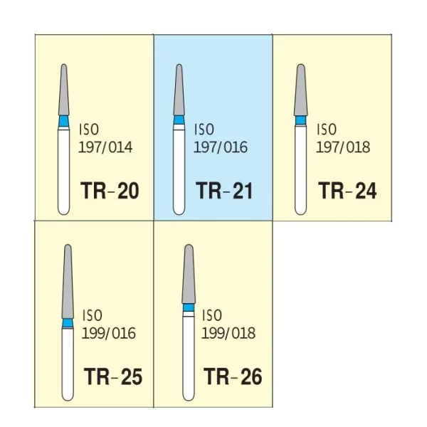 Mani Diamond Burs TR-13SC - Image 3