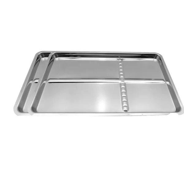 Life Steriware Stainless Steel Instrument Tray (24cm × 15cm) - Image 3