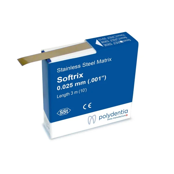 Polydentia Stainless Steel Matrix Strips Soft